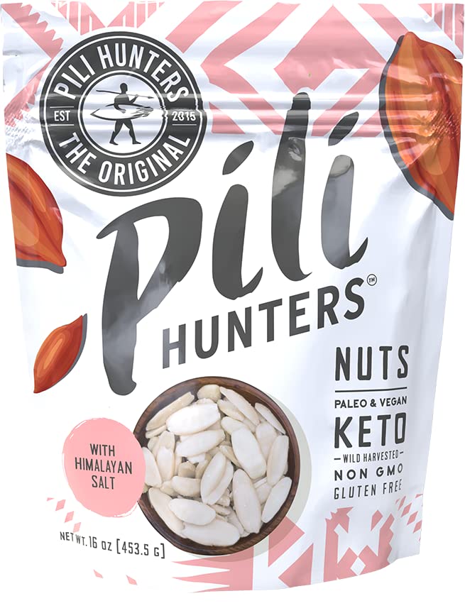 Pili Hunters bolsa frontal mostrando el empaque y el sello de 1 lb para conveniencia