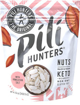 Pili Hunters bolsa frontal mostrando el empaque y el sello de 1 lb para conveniencia