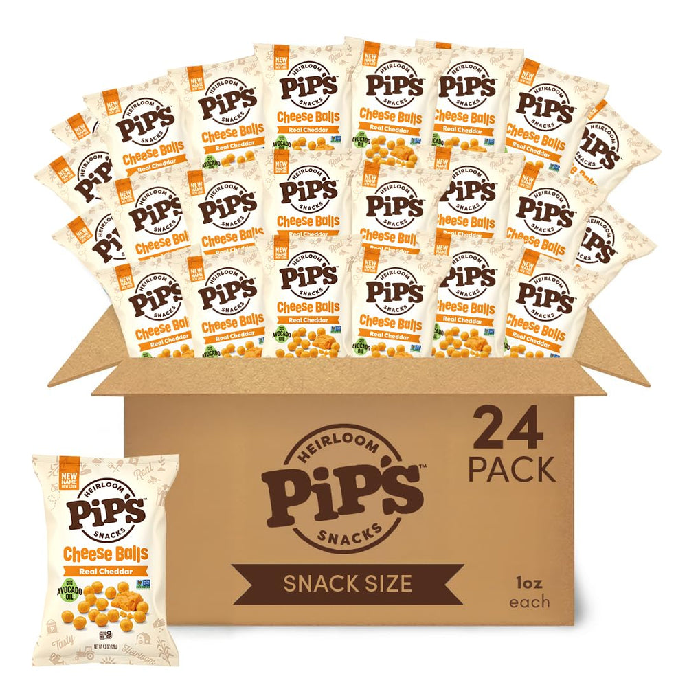 Pipcorn frente del paquete mostrando la marca y beneficio de sabor auténtico
