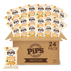 Pipcorn frente del paquete mostrando la marca y beneficio de sabor auténtico