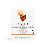 PIQUE frente del empaque mostrando 14 sticks y diseño del producto, fácil identificación y sello orgánico