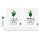 PIQUE empaque frontal mostrando 28 sobres y diseño orgánico