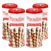 Pirouline paquete frontal mostrando diseño y porción en caja, disfruta un snack premium