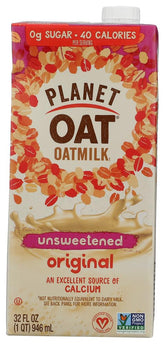 Planet Oat envase frontal 32 fl oz mostrando etiqueta clara y beneficio cremoso