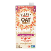 Planet Oat envase frontal 32 fl oz mostrando diseño y marca, práctico para despensa
