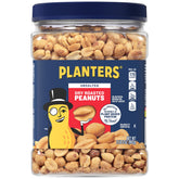 PLANTERS envase frontal 35 oz que muestra formato grande y conveniencia