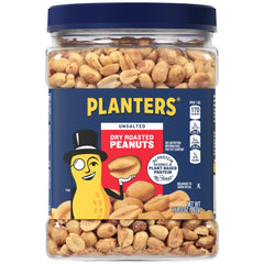PLANTERS envase frontal 35 oz que muestra formato grande y conveniencia