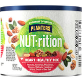 PLANTERS frente del envase resellable mostrando mezcla de nueces y marca