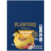PLANTERS empaque frontal mostrando pistachos cajún y conveniencia