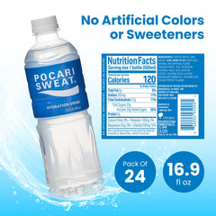 Pocari Sweat detalle del tapón y material PET, garantía de transporte seguro