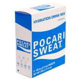 Pocari Sweat frente del empaque mostrando caja práctica y beneficios