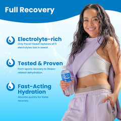 Pocari Sweat líquido claro y fresco que destaca sabor ligero y fácil absorción