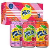 POLAR Coastal Variety Pack frontal mostrando las 18 latas y sabores variados