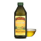 Pompeian botella frente mostrando etiquetado claro y práctico