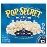 Pop Secret frente del empaque mostrando 12 bolsas y conveniencia
