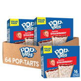 Pop-Tarts caja frontal mostrando diseño y cantidad, conveniencia de paquete