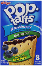 Pop-Tarts empaque frontal mostrando caja y marca, conveniencia visible