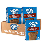 Pop-Tarts frente del paquete mostrando 96 pastelitos listos