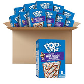 Pop-Tarts empaque frontal Frosted Hot Fudge Sundae mostrando marca Pop-Tarts y beneficio conveniencia