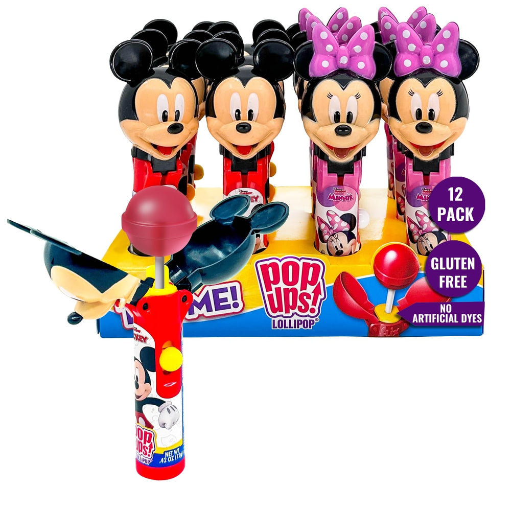 POP UPS! LOLLIPOP frontal con Minnie y Mickey muestra diseño y protección