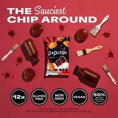 popchips comparación de tamaño en mano mostrando control de porciones práctico