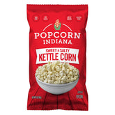 Popcorn Indiana empaque frontal mostrando diseño y porciones