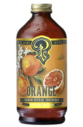 Portland Syrups botella frontal mostrando diseño y tamaño práctico
