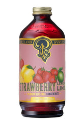 Portland Syrups frasco frontal mostrando marca y color vibrante para identificación rápida