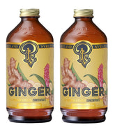 Portland Syrups botella al frente mostrando diseño y uso versátil