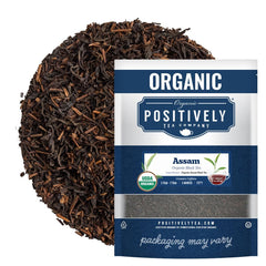 Organic Positively Tea empaque frontal conservando frescura