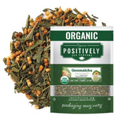Organic Positively Tea Company empaque frontal muestra 16 oz, apariencia clara y confiable