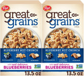 Post Great Grains caja frontal mostrando diseño y tamaño práctico