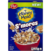Post Honey Maid S'mores frente del paquete mostrando diseño y beneficio de sabor replicado