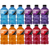 POWERADE pack surtido frontal mostrando las 12 botellas y variedad