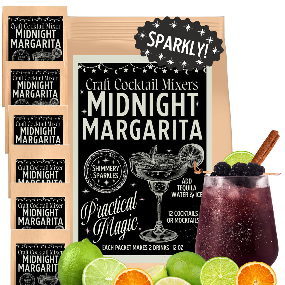 Practical Magic frente del empaque mostrando multipack y diseño festivo
