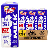 Prairie Farms frente del embalaje mostrando cartón práctico y fresco