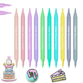 PREATOC estuche frontal con diez colores pastel que inspira creatividad