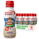 Premier Protein envase frontal Vainilla, beneficio proteína vegetal lista para llevar