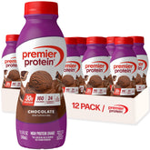 Premier Protein botella frontal mostrando etiqueta y beneficio proteína alta