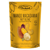 Premium Orchard frontal del paquete resellable mostrando mezcla tropical y conveniencia