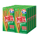 Pretz empaque frontal mostrando marca y rediseño, utilidad para identificar snack