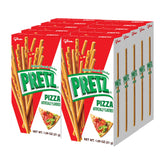 Pretz Glico frente del empaque mostrando el diseño y sabor pizza