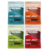 PREVAIL frente del paquete mostrando cuatro bolsas, ideal para llevar