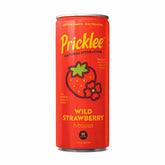 Pricklee frontal con pack de 12 latas mostrando diseño y conveniencia