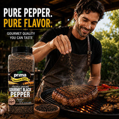 Prima Gourmet textura de granos semigruesos 18-24 mesh que libera aroma intenso
