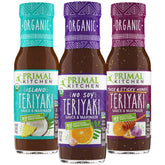 Primal Kitchen pack frontal mostrando las tres botellas y conveniencia