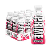 PRIME HYDRATION envase frontal Ice Red Chill mostrando beneficio hidratación rápida