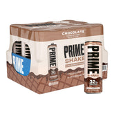 PRIME HYDRATION lata frontal mostrando chocolate y 32 g proteína