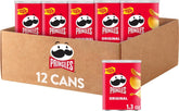 Pringles lata frontal mostrando diseño y practicidad para llevar