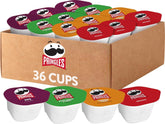 Pringles vasito frente mostrando diseño y porción práctica